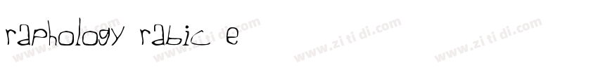 Graphology Arabic Se字体转换